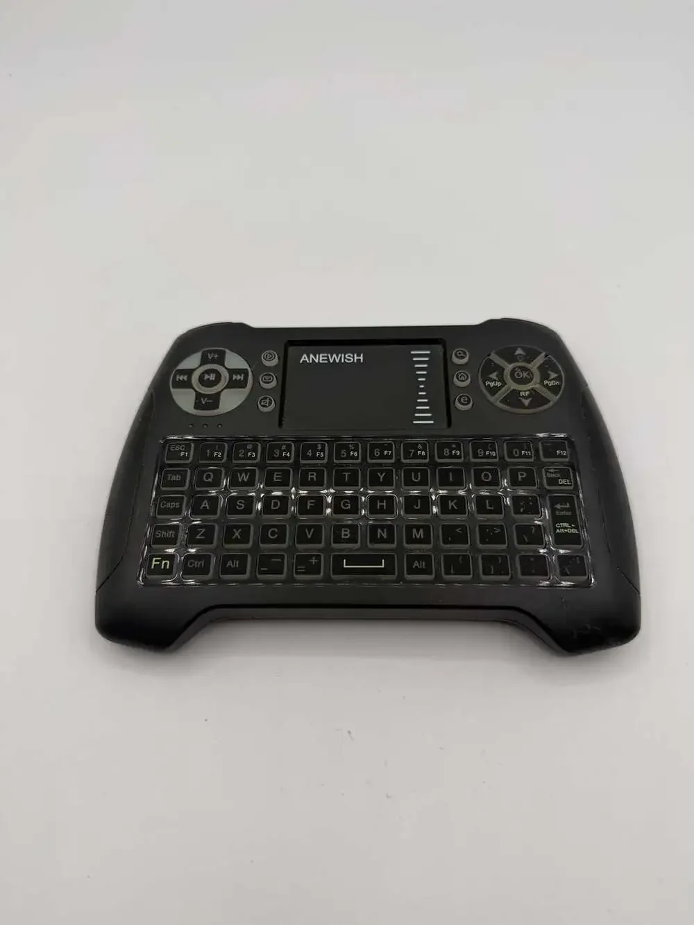 Anewish Mini Wireless Keyboard with Touchpad and Backlight